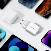 Зарядний пристрій Wozinsky WLS-20W 20W USB-A USB-C White (5907769388149)