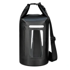 Сумка водонепроникна Hurtel WNA-15L для каяка SUP 15 л з RFID захистом Black (5907769388309)