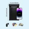 Вогнетривке чохол Hurtel OTN-27 для телефону з блокуванням RFID 27x12.3 см Black (5907769388323)