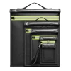 Набір 5 вогнетривких сумок Hurtel OTN-5R з блокуванням RFID Black (5907769388330)