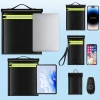 Набір 5 вогнетривких сумок Hurtel OTN-5R з блокуванням RFID Black (5907769388330)