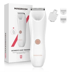 Тример дамський MAXGROOM RFCD-9082 2в1 для тіла і обличчя White (5907769388767)
