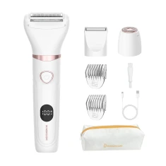 Тример дамський MAXGROOM JK-105 3в1 для тіла і обличчя White (5907769388774)