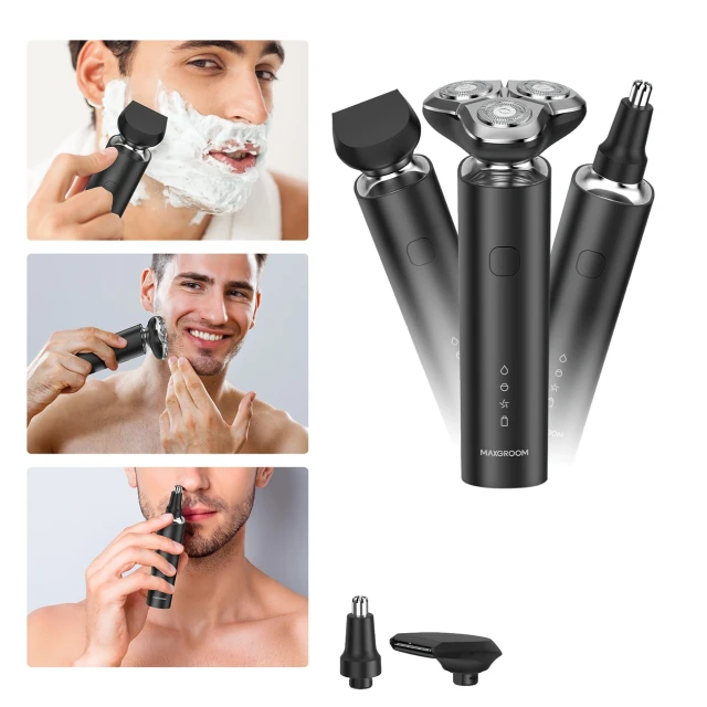 Электробритва MAXGROOM BS-8012A 3в1 Black (5907769388781)