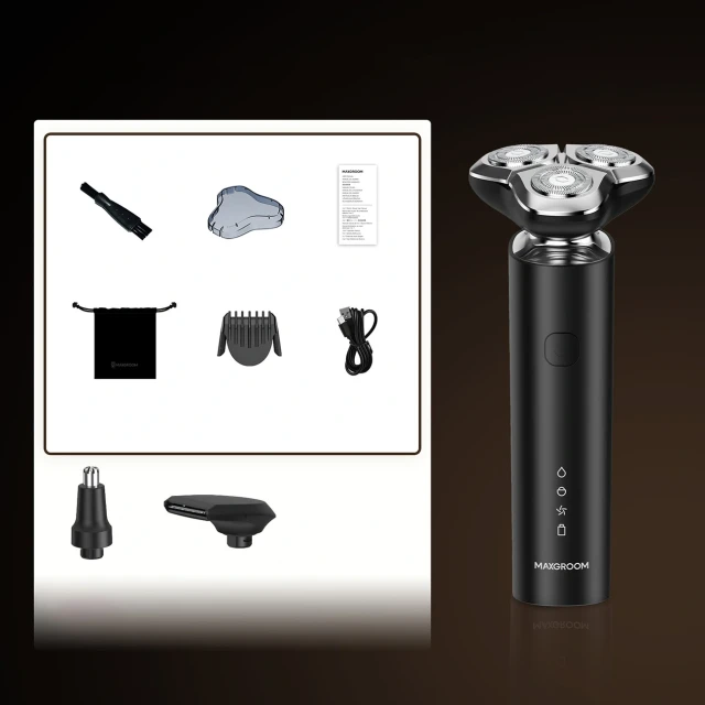 Электробритва MAXGROOM BS-8012A 3в1 Black (5907769388781)