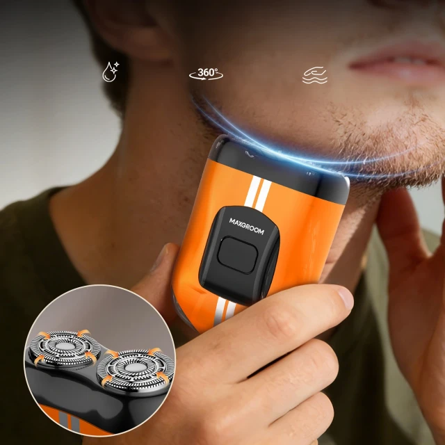 Електробритва MAXGROOM M-501 Orange (5907769388798)