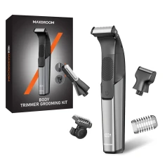 Триммер MAXGROOM JK-319 багатофункціональний з змінними насадками Black (5907769388811)
