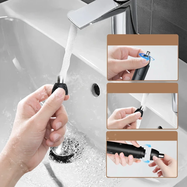 Триммер MAXGROOM GT2220A для носа, вух і брів Black (5907769388828)