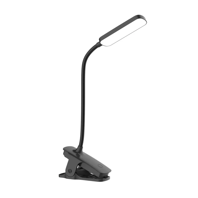 Міні-лампа Wozinsky VT-01 LED для читання з кліпсою та кабелем USB-C 80 см Black (5907769388866)