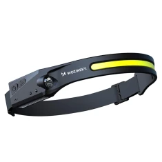 Налобний ліхтарик Wozinsky WLC-1200 350 lm CREE IPX4 Black (5907769388934)