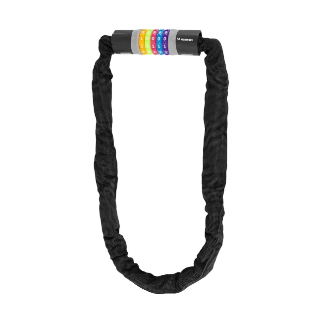 Замок велосипедний Wozinsky WZR-K1 ланцюговий 100 см Black (5907769389023)