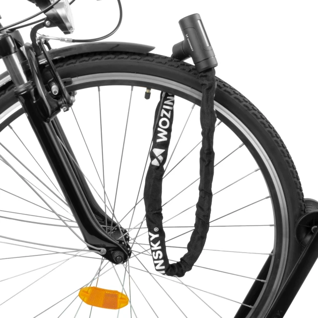Замок велосипедний Wozinsky WZR-K2 ланцюговий Black (5907769389030)