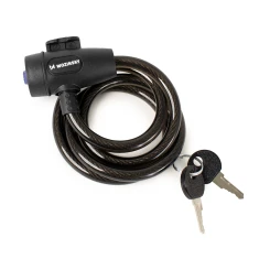 Замок велосипедний Wozinsky WZR-K3 тросовий 90 см Black (5907769389047)