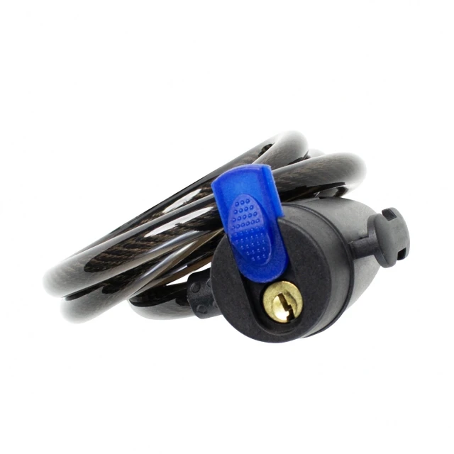 Замок велосипедний Wozinsky WZR-K3 тросовий 90 см Black (5907769389047)