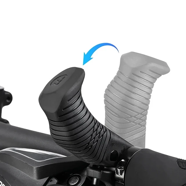 Грипси велосипедні Wozinsky WGR-M22 MTB 22,2 мм ergo Black