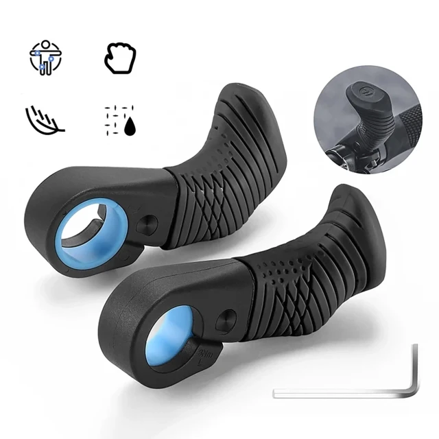Грипси велосипедні Wozinsky WGR-M22 MTB 22,2 мм ergo Black