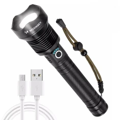 Тактичний ліхтарик Wozinsky WLT-20W 20 W 2000 lm CREE IP65 Black (5907769389115)