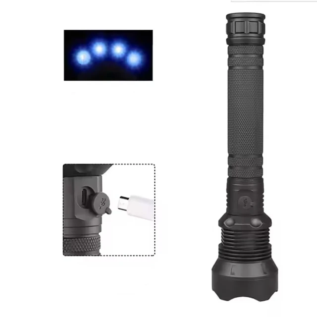 Тактичний ліхтарик Wozinsky WLT-20W 20 W 2000 lm CREE IP65 Black (5907769389115)