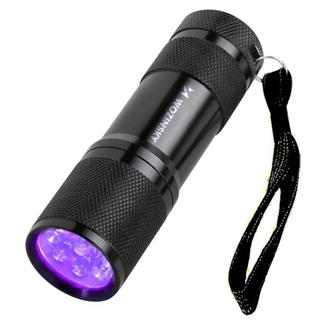 UV фонарик Wozinsky WLD-9L IP65 Black (5907769389122)