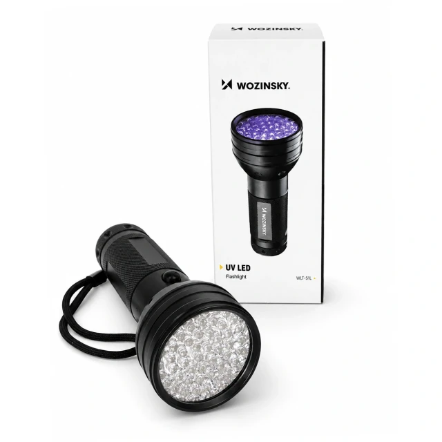 UV ліхтарик Wozinsky WLT-51L IP65 Black (5907769389139)