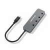 USB-хаб Wozinsky WHS088YSS 4x USB-A Grey (5907769389313)