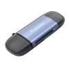 Кардрідер Wozinsky WCR-5G SD і microSD USB-A 3.0 / USB-C 3.0 Grey (5907769389320)
