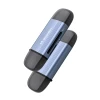 Кардрідер Wozinsky WCR-5G SD і microSD USB-A 3.0 / USB-C 3.0 Grey (5907769389320)