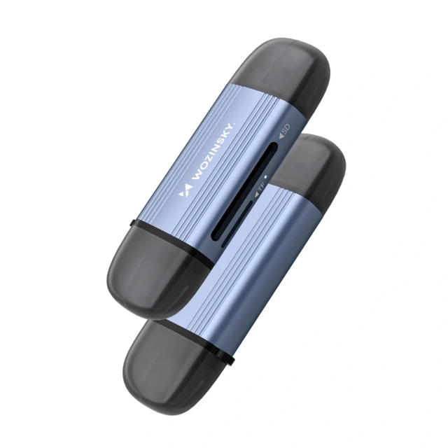 Кардрідер Wozinsky WCR-5G SD і microSD USB-A 3.0 / USB-C 3.0 Grey (5907769389320)