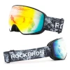 Гірськолижні очки Rockbros SP284 дитячі Black/Grey Red (5907769389559)