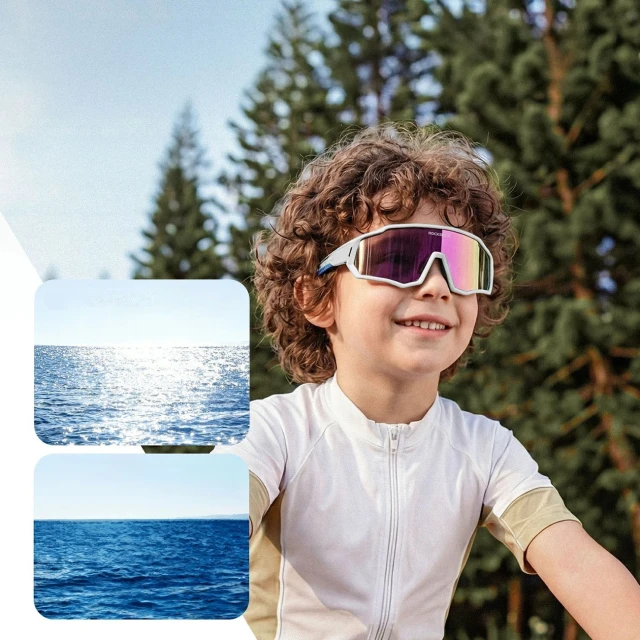 Очки велосипедные Rockbros SP383 Shining Warrior поляризованные White/Red (5907769389573)
