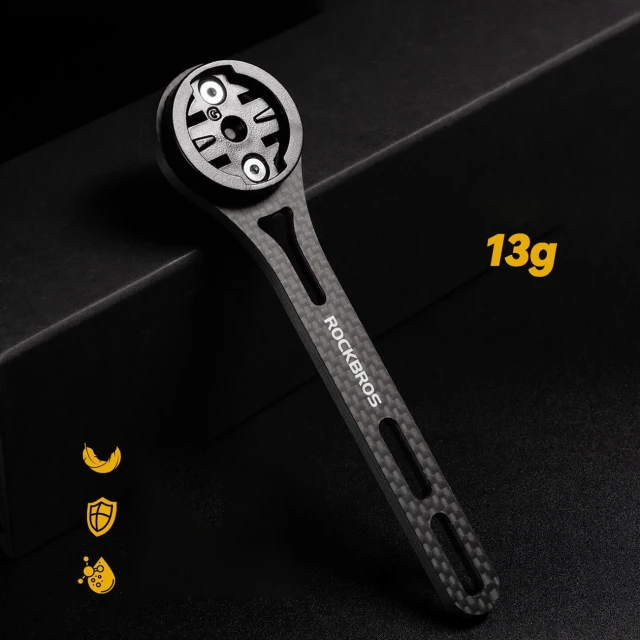 Кріплення для спідометра Rockbros FK-307W вуглецева клітка Black (5907769389795)