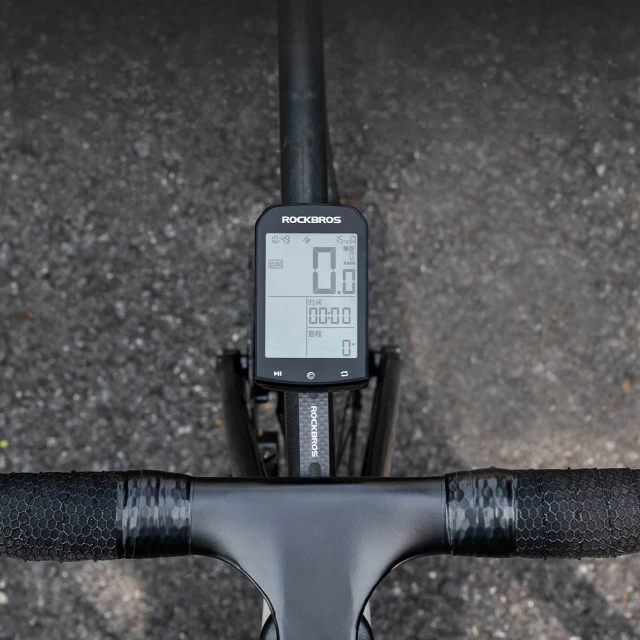 Кріплення для спідометра Rockbros FK-307W вуглецева клітка Black (5907769389795)