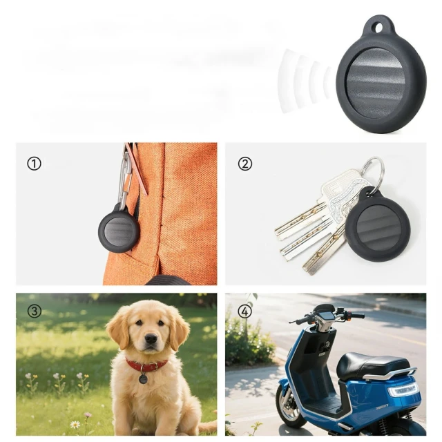 Локатор Bluetooth Rockbros RT1W Apple Find My Black (5907769389832)