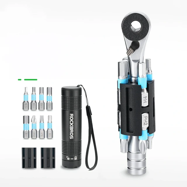 Мультитул велосипедний Rockbros TG-8601 з храповиком S2 Black (5907769389856)