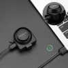Велосипедний дзвінок Rockbros A2 з сигналізацією 115 dB USB-C Black (5907769389863)