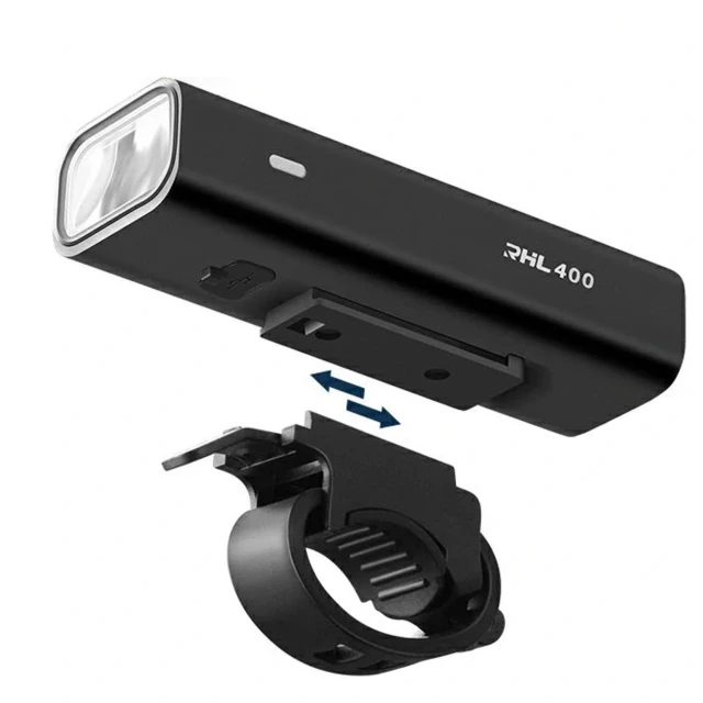 Велосипедний ліхтар Rockbros RHL400 передній 400 lm USB-C Black (5907769389924)