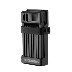 Замок велосипедний Rockbros LKXR2010 складаний на ключ Black