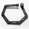 Замок велосипедний Rockbros LKXR2010 складаний на ключ Black
