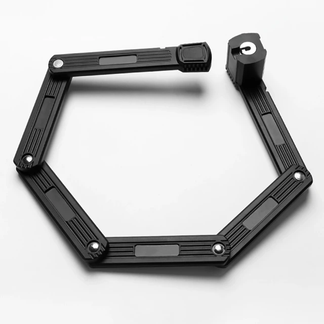 Замок велосипедный Rockbros LKXR2006 складной на ключ - Black