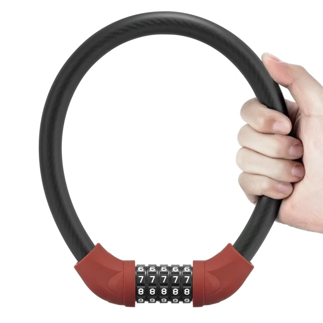 Замок велосипедный Rockbros RKS570-RD Red (5907769390074)