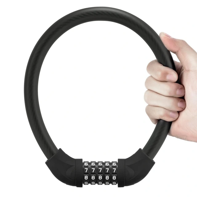 Замок велосипедний Rockbros RKS870-BK 85см Black (5907769390081)