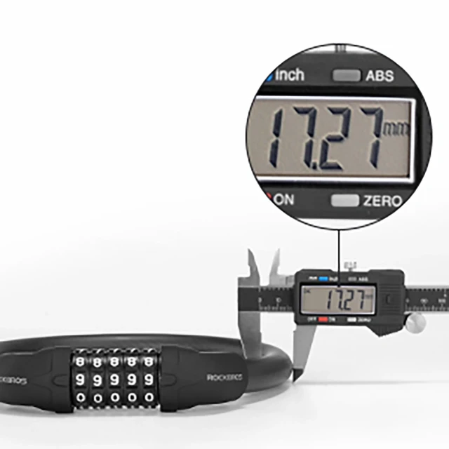 Замок велосипедний Rockbros RKS870-BK 85см Black (5907769390081)
