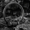 Замок велосипедний Rockbros 87639-4 тросовий зі сталлю Black (5907769390104)