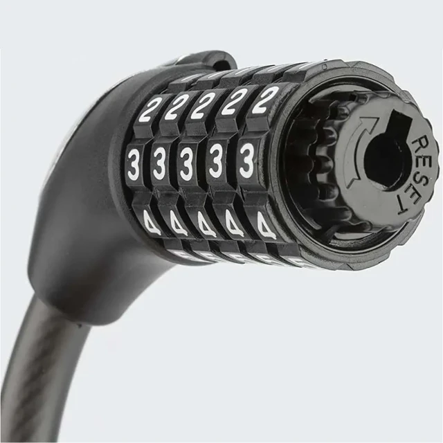 Замок велосипедний Rockbros RKS531 180cm Steel Cable 5-Digit (5907769390142)