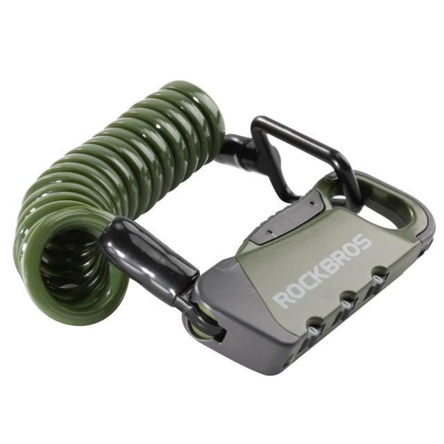Замок велосипедний Rockbros RBK6N комбінований Green (5907769390159)