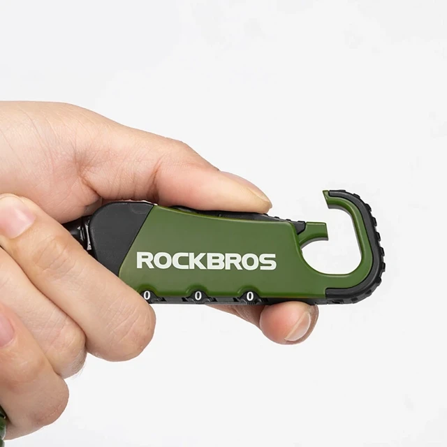 Замок велосипедний Rockbros RBK6N комбінований Green (5907769390159)