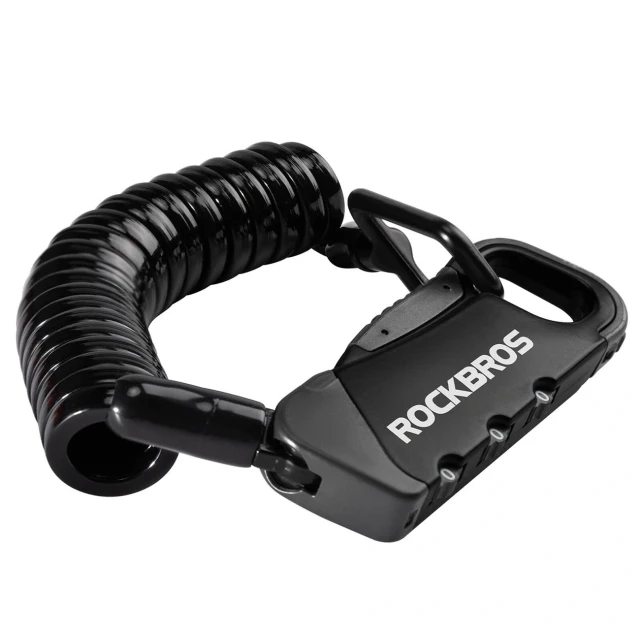 Замок велосипедний Rockbros RBK6N комбінований Black (5907769390173)