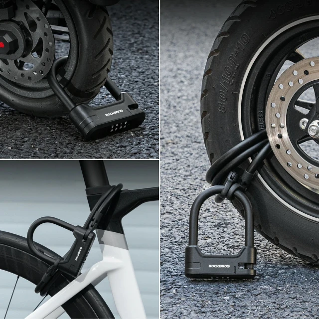 Замок електросамоката Rockbros RK242 Black (5907769390197)