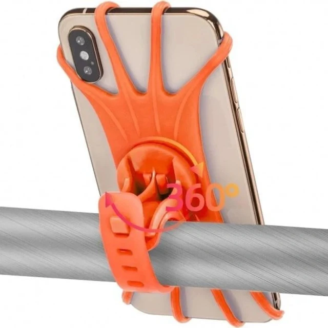 Тримач на телефон Rockbros LF436 на кермо Orange (5907769390234)