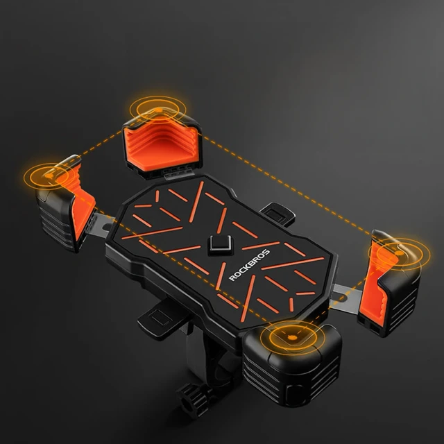 Тримач для телефону Rockbros HW-117 затискний на кермо (5907769390296)
